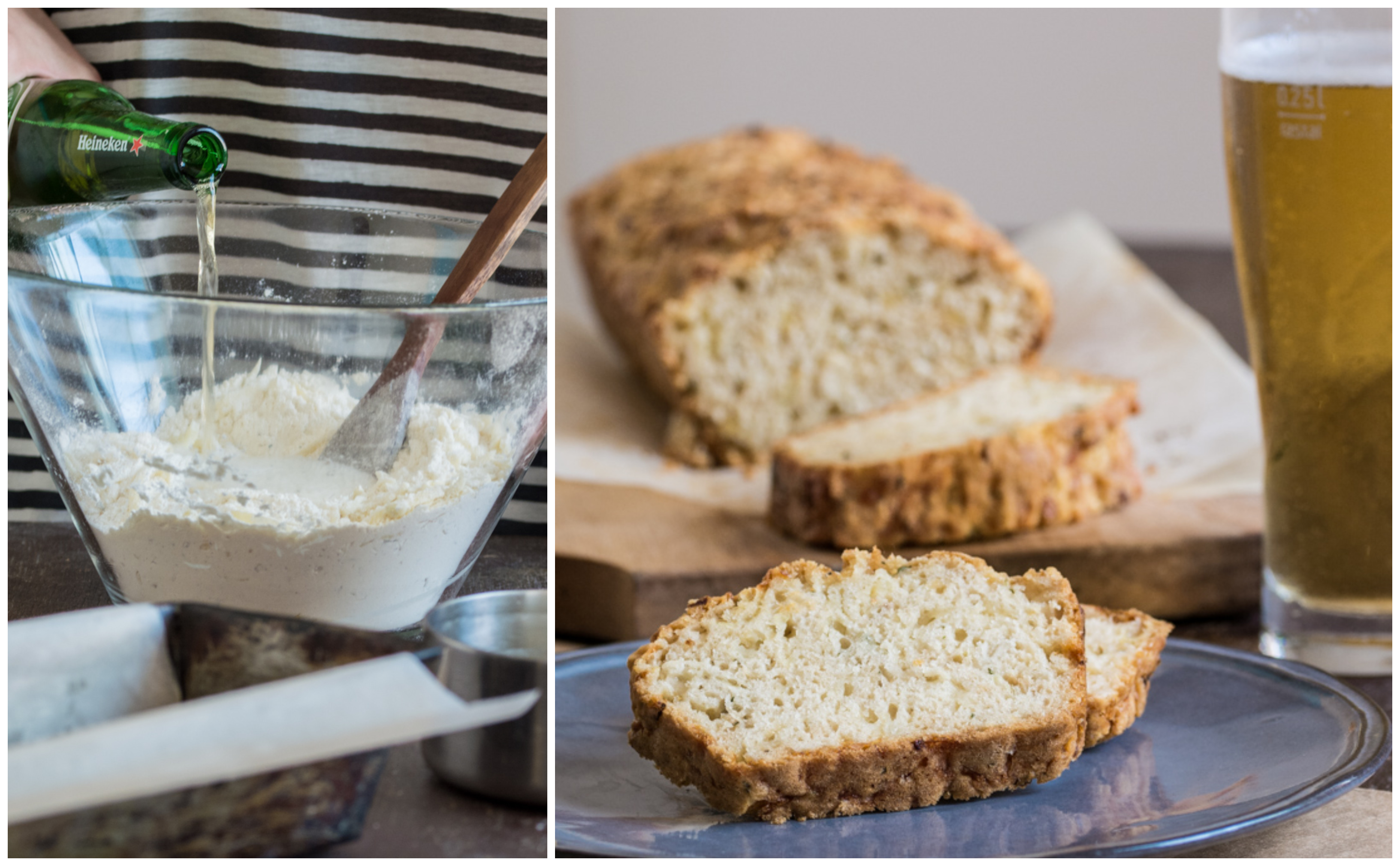 Pâine cu bere și cașcaval