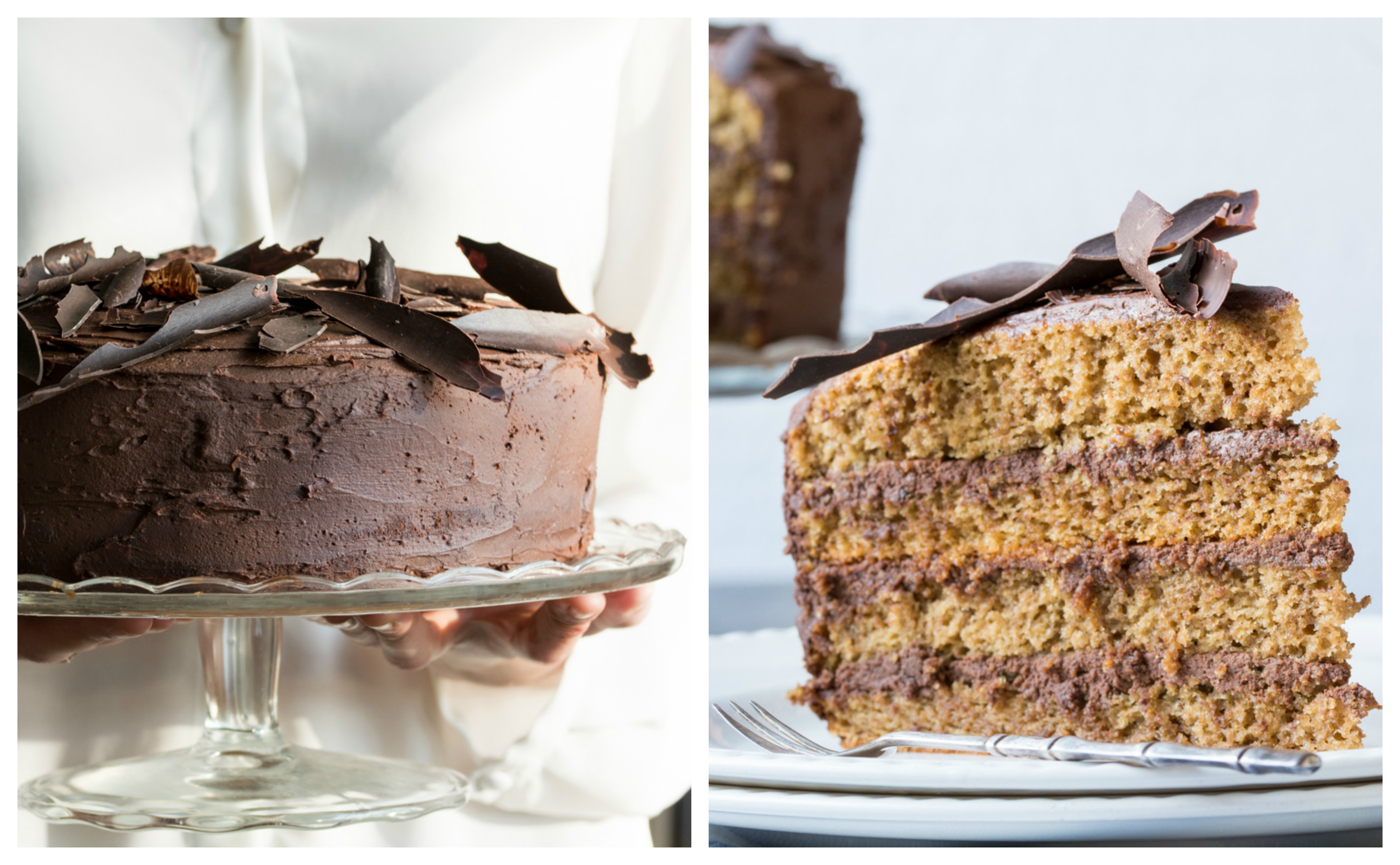 Tort Mocha (Tort de cafea cu cremă Ganache)