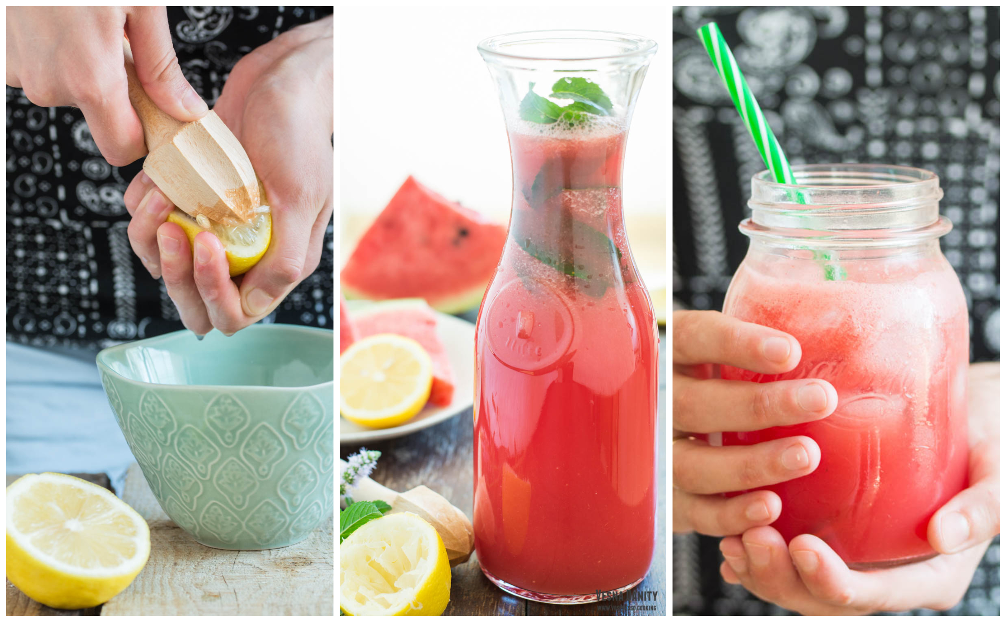 Limonadă cu pepene verde (vegan / de post)