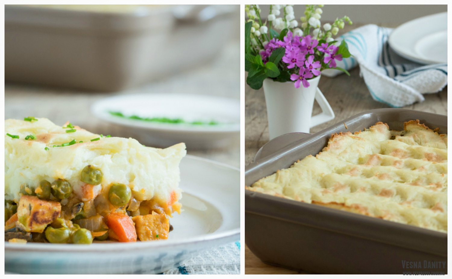 Cottage pie (plăcintă țărănească irlandeză) vegană